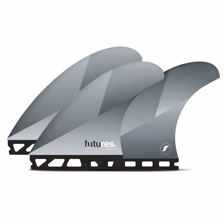 Thruster Fin Set Wade Tokoro Honeycomb Fin futures 2025 Grau