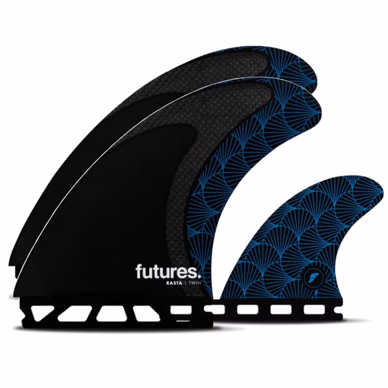 Twin Tri Fin Set Rasta Honeycomb Carbon Finnen futures 2025