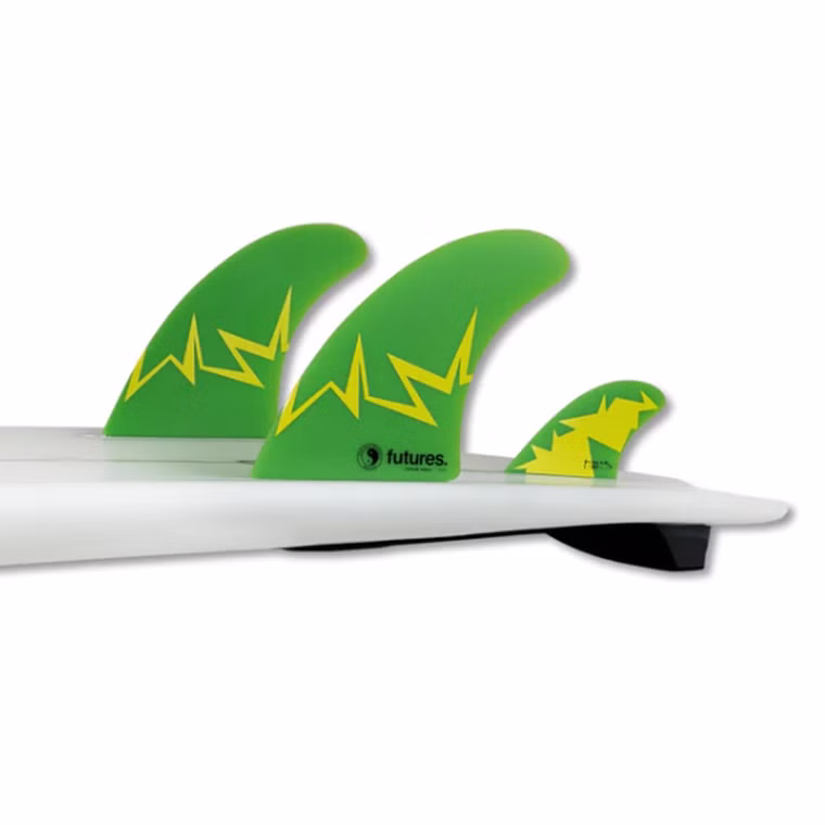 Twin+1 Fin Set Glenn Pang Fiberglass Finnen futures 2025