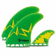 Futures Twin+1 Fin Set Glenn Pang Fiberglass Finnen futures 2025