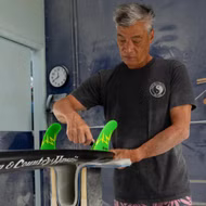 Twin+1 Fin Set Glenn Pang Fiberglass Finnen futures 2025