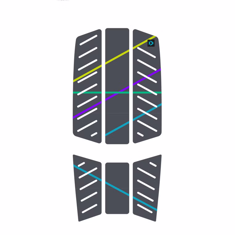 Traction Pad SLS Front Kiteboard Pad Duotone 2026 C56 dark-grey/stripes