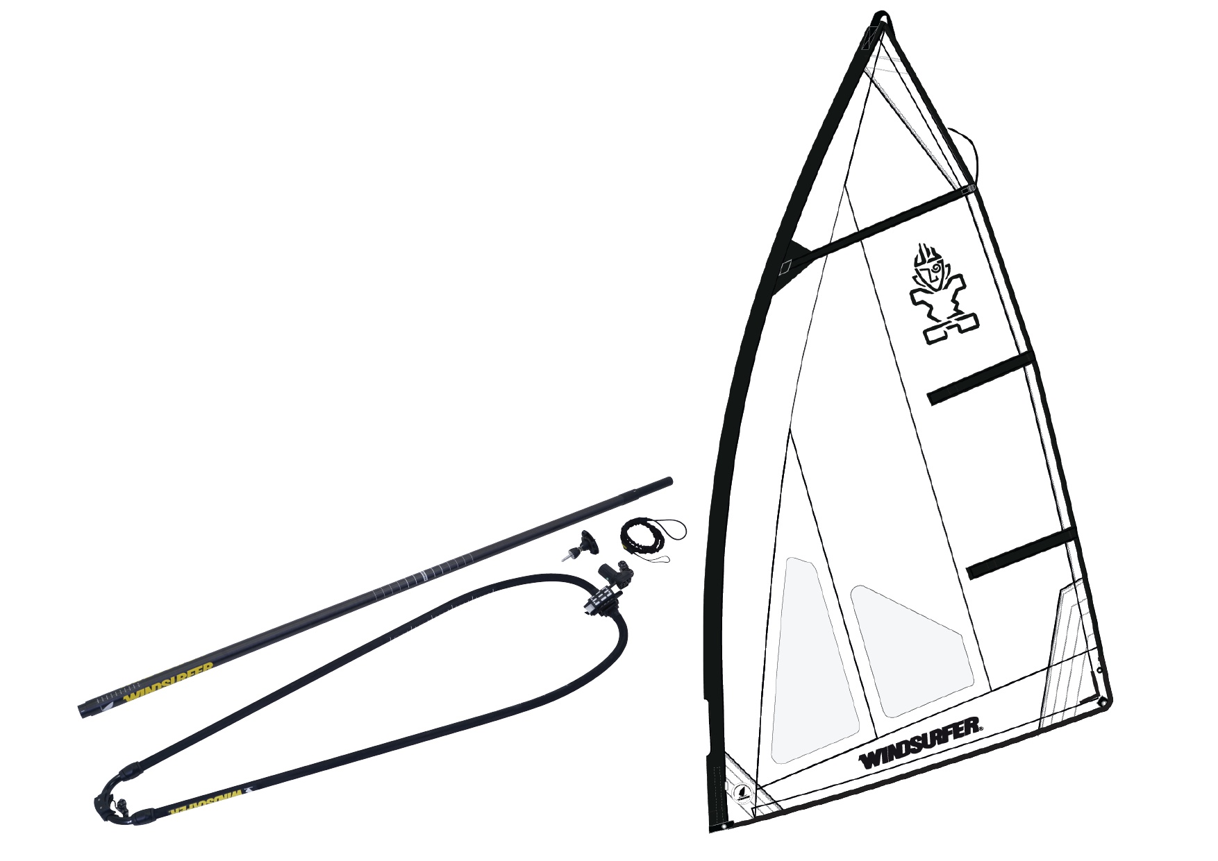 Starboard Windsurfer Sail Windsurf Segel 26