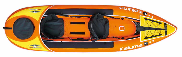 [Paket] Kalyma Duo inkl 2 Paddel aufblasbar Kajak BIC