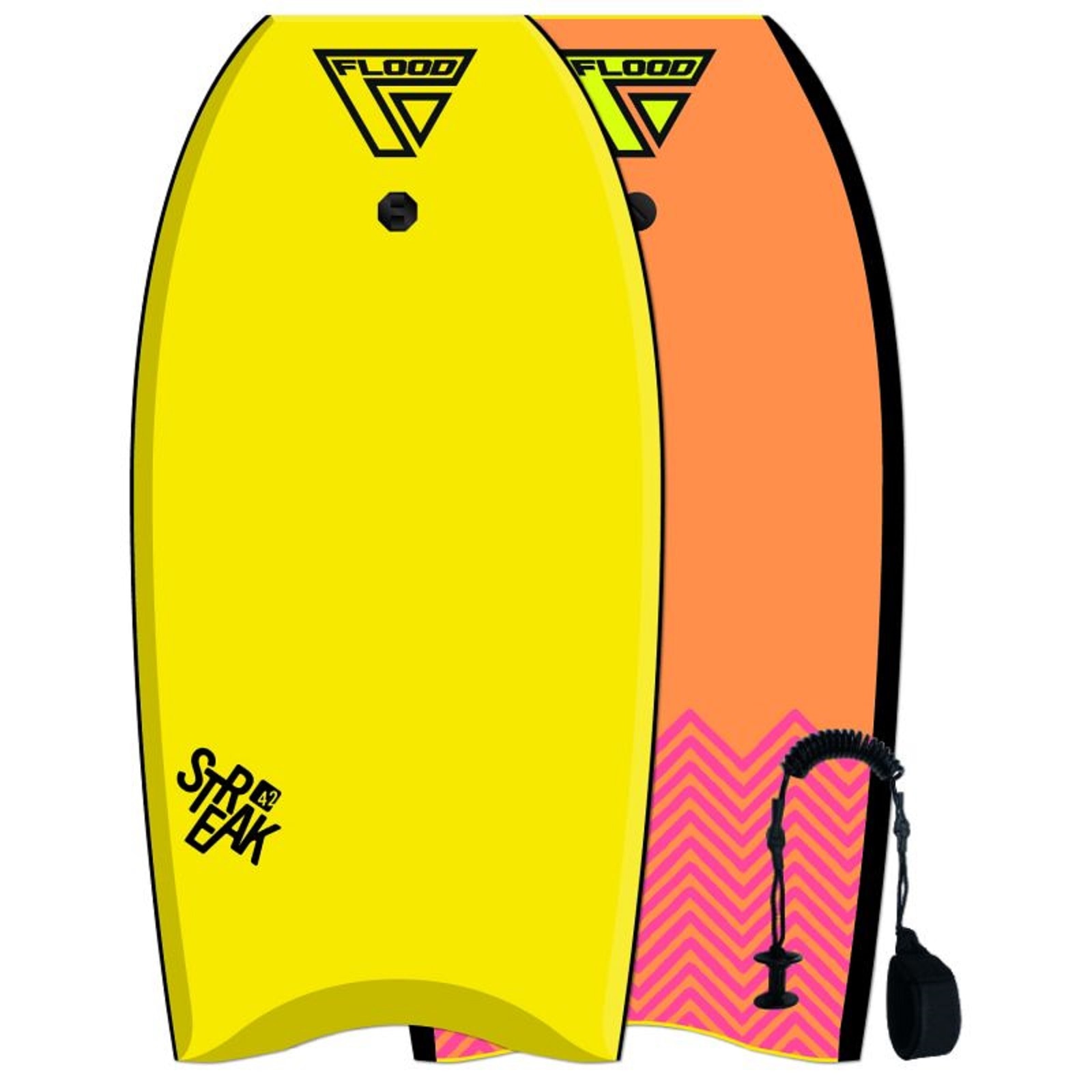 Flood Dynamx Stringer 42 Orange Tribe II Bodyboard