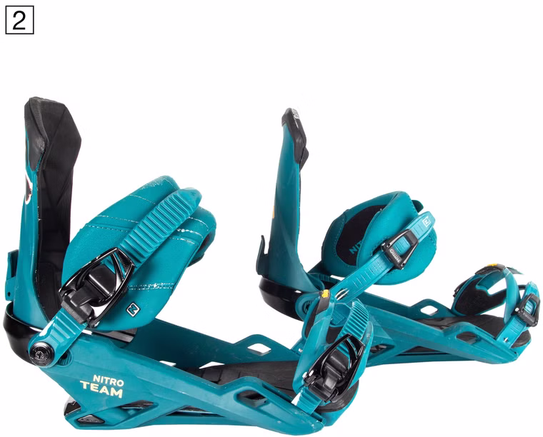 Team Deep Sea Snowboardbindung Nitro 2019 gebraucht L