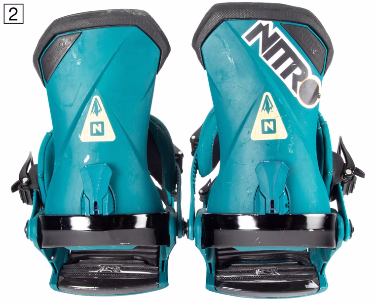 Team Deep Sea Snowboardbindung Nitro 2019 gebraucht L