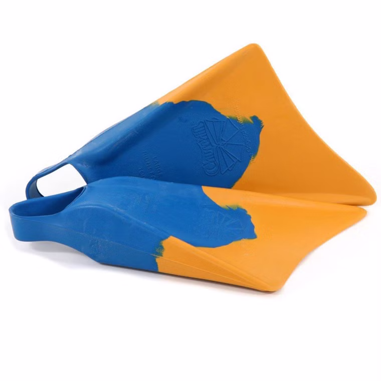 Bodyboard Makapuu Blau Gelb Flossen Churchill 2025 EU 41-43.5