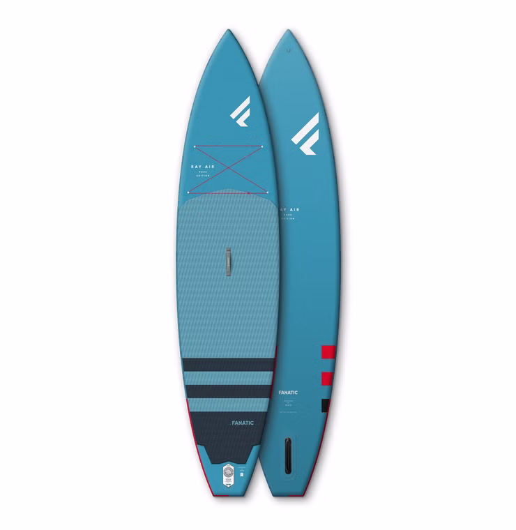 [Paket] SUP Set Ray Air Board und Pure Paddel Fanatic 2022 11'6''
