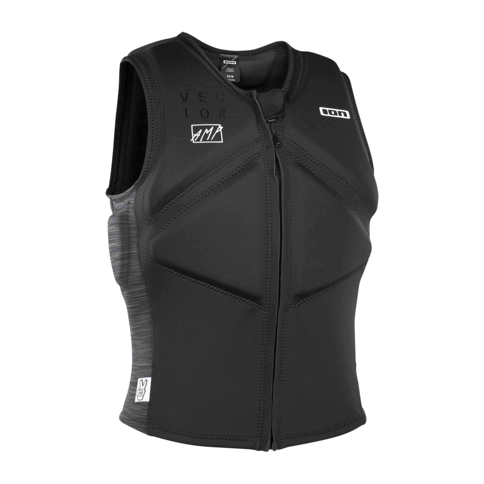 ION Vector Vest Amp FZ black Kite Windsurf Weste 2020