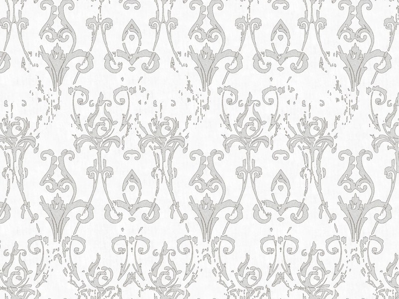 Vorhangstoff Organza Liberty 2609/63 Ornamente Grau Silber Stoffe