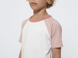 Bild 4 - Raglan T-Shirt White Pink