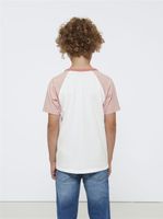 Bild 5 - Raglan T-Shirt White Pink