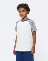 Bild 3 - Raglan T-Shirt White Grey Blue