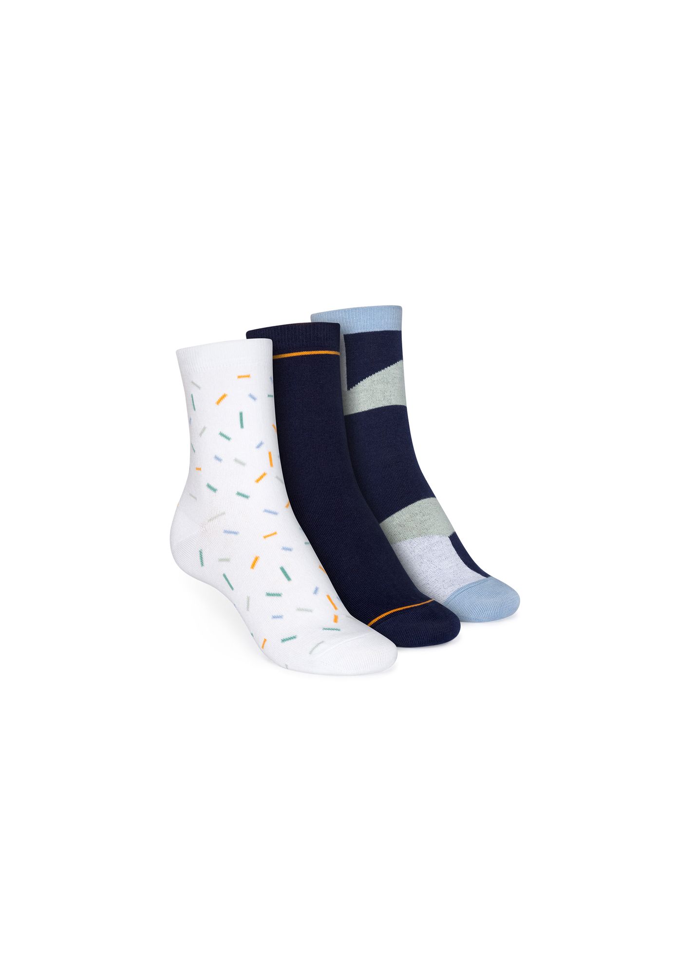 3er Pack Mid-Top Socks Sprinkles/Easy Stripe/Geometric 3er Pack Mid-Top Socks Sprinkles/Easy Stripe/Geometric