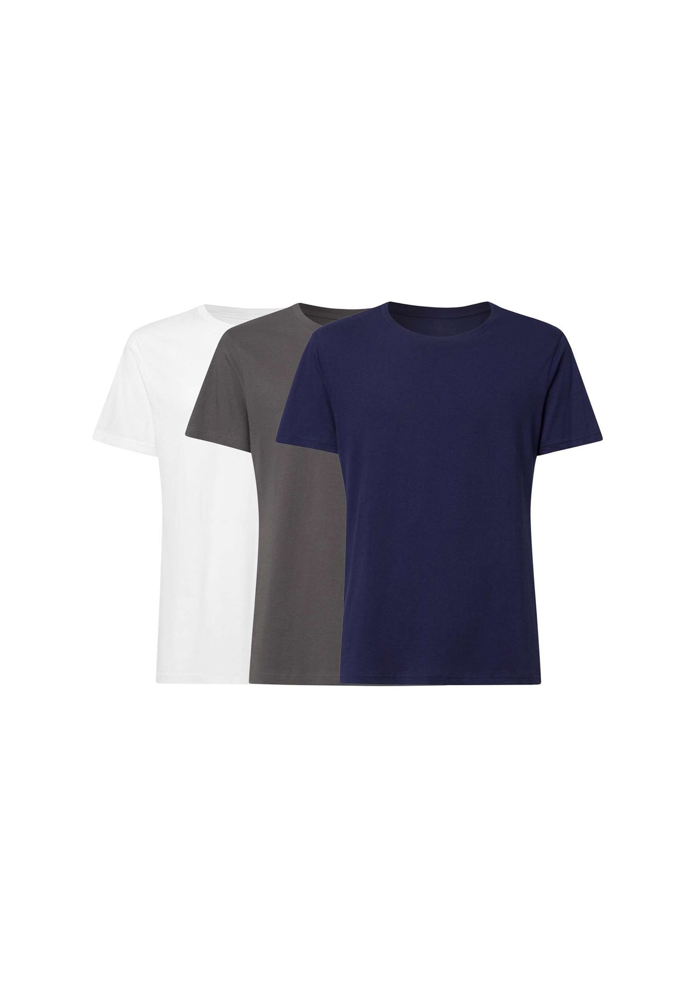 3 Pack BTD05 T-Shirt White Castlerock Midnight 3 Pack BTD05 T-Shirt White Castlerock Midnight