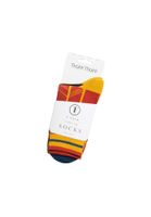 Bild 2 - 2 Pack Terry Mid Socks Indian Summer Black/Fancy Herringbone Brick Red