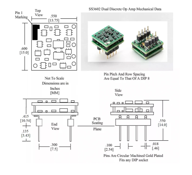 Sparkos Labs SS3602 Dual Diskreter OP Amp | Aune Store