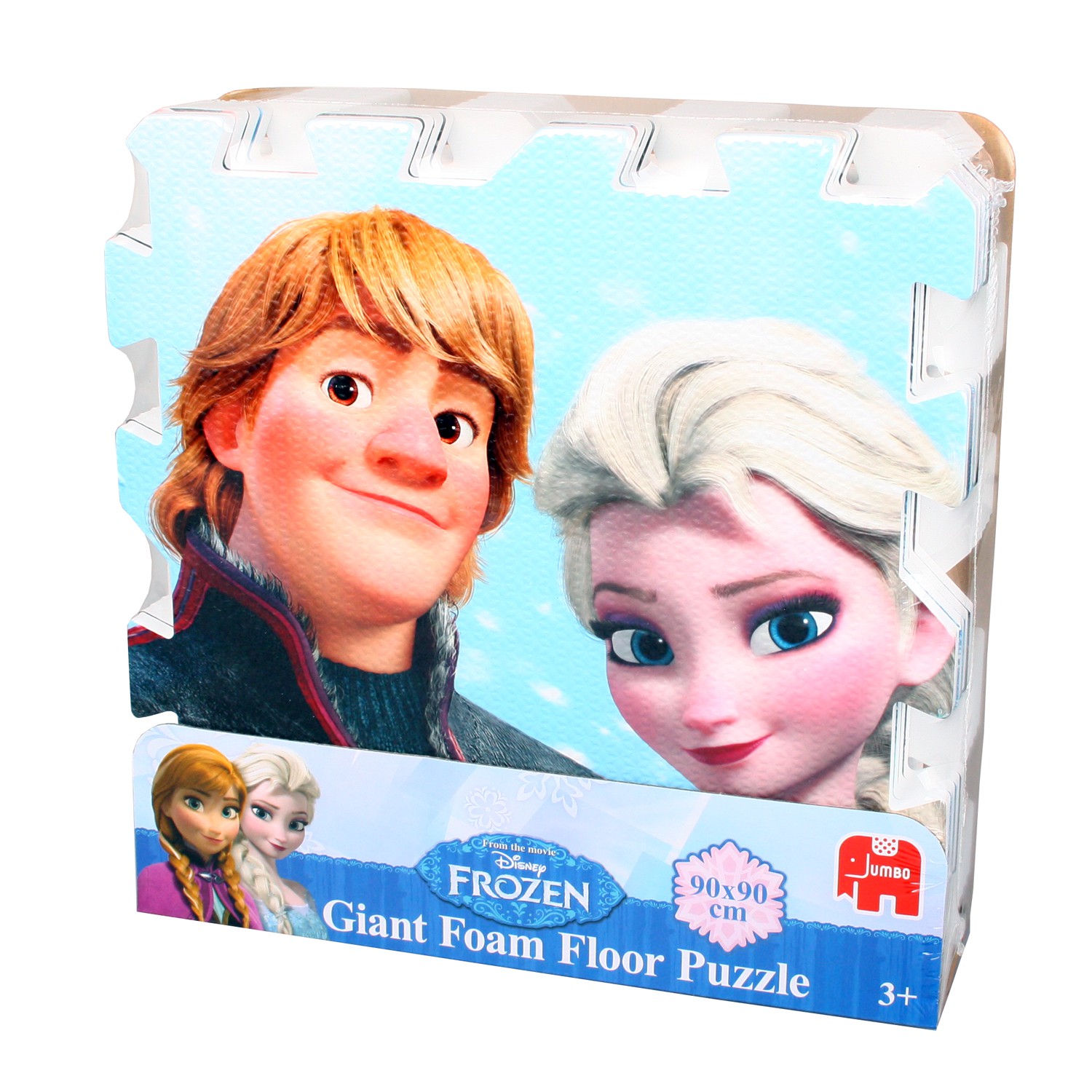 Jumbo 17428 Disney Frozen Eiskonigin Foam Puzzlematte Soft Boden Puzzle 90x90cm Ceres Webshop