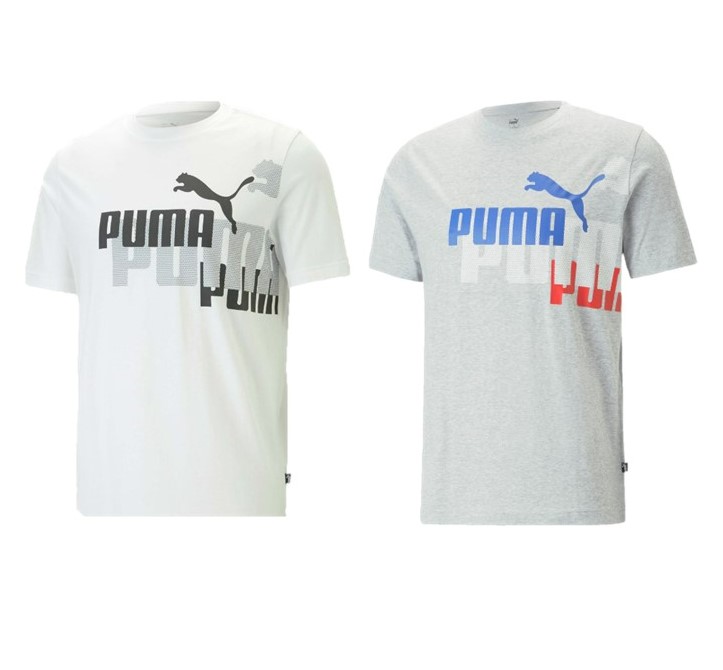 Puma Herren T-Shirt Farbwahl | 2 NEU bis Wear S LOGO XXL Tee Paradise ESS+ Größe Power