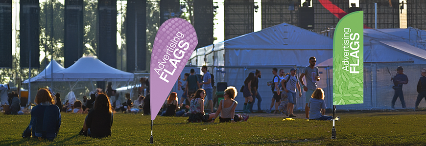 Beachflags für Outdoor-Events