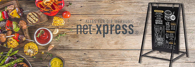 Kundenstopper für mehr Gäste im Biergarten