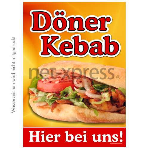 Werbeplakate für Gastronomie, Imbiss oder Snack | net-xpress.de