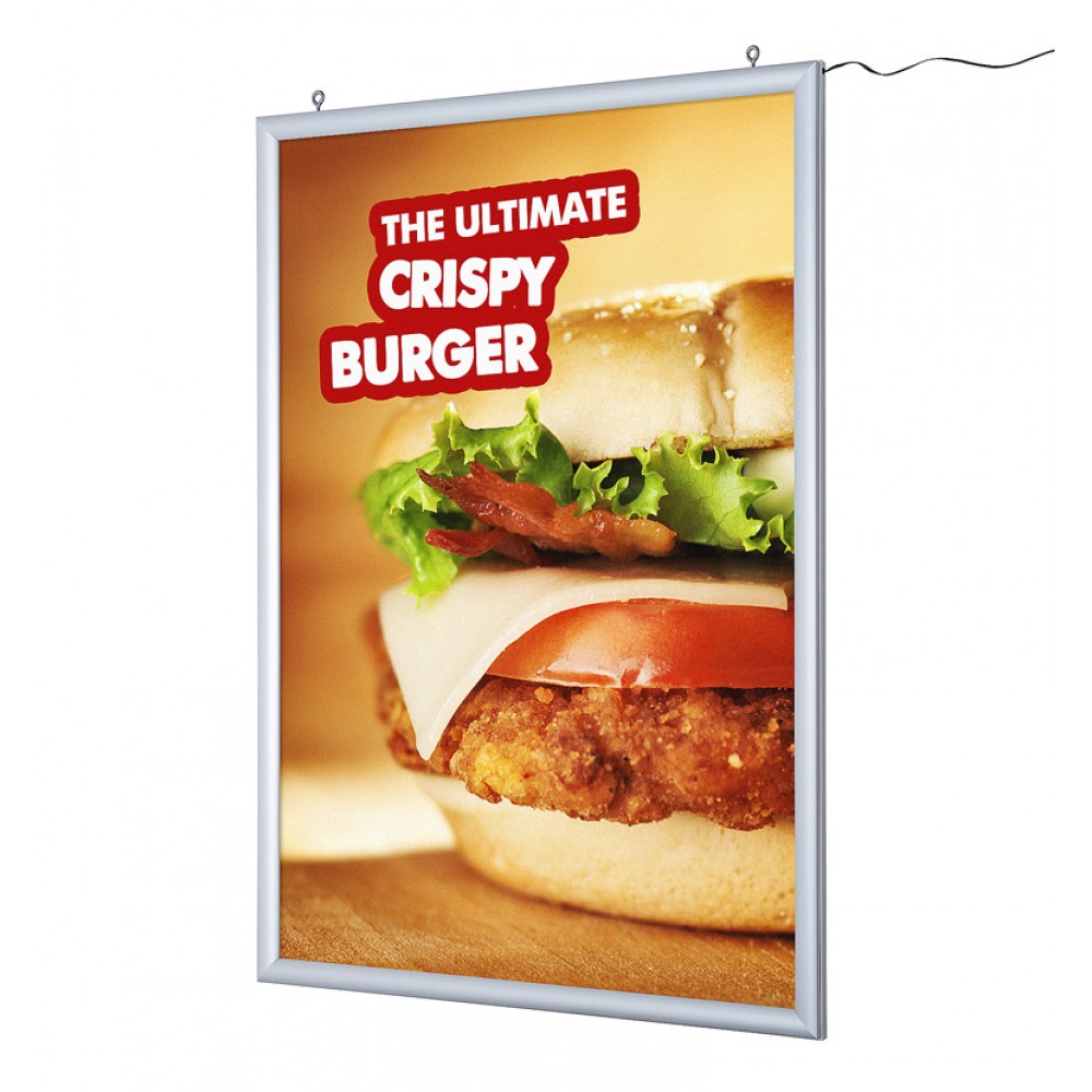 Leuchtrahmen Posterlight LED 70x100cm beidseitig (vergrößert)