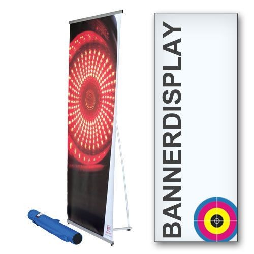 Bannerdisplay 100x200cm einseitig inkl. Digitaldruck (vergrößert)
