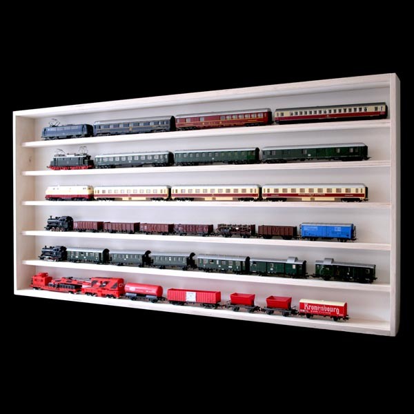 V13 Vitrine Spur HO und N, Regal 100cm H0