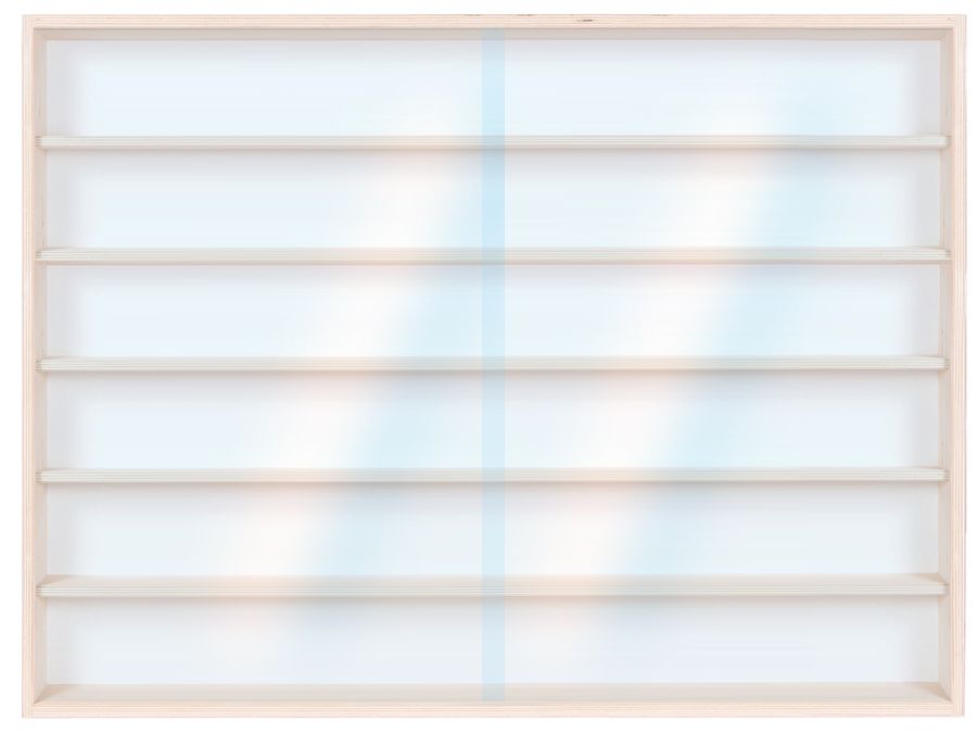 V13 Vitrine Spur HO und N, Regal 100cm H0