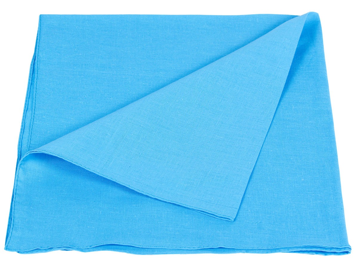 Bandana uni bleu 100% Coton (ba-121) Bandana uni bleu 100% Coton (ba-121)