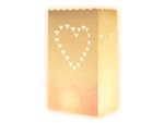 10 Stk. Laterne Lichttüten weiß Herzen Kerzentüte Windlicht Tüte Lichtertüte 10 Stk. Laterne Lichttüten weiß Herzen Kerzentüte Windlicht Tüte Lichtertüte