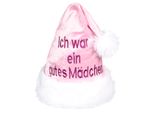 Weihnachtsmütze Ich war ein gutes Mädchen rosa wm-11 Weihnachtsmütze Ich war ein gutes Mädchen rosa wm-11