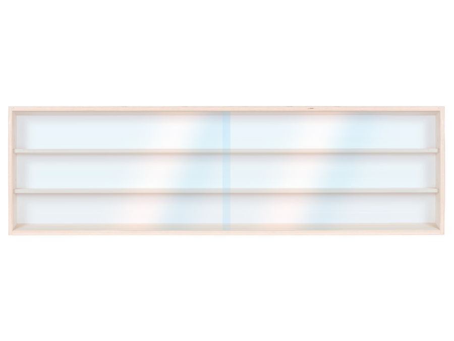 V150.3 Vitrine Spur HO & N, Regal H0 150 cm 3 Fächer