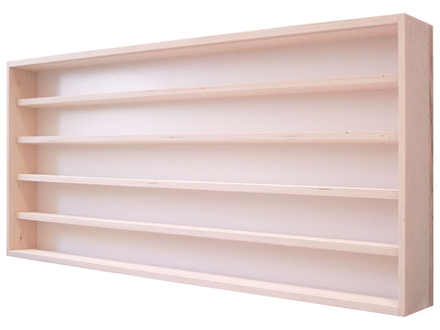 V110.5 Vitrine Spur HO & N, Regal H0 110 cm 5 Fächer