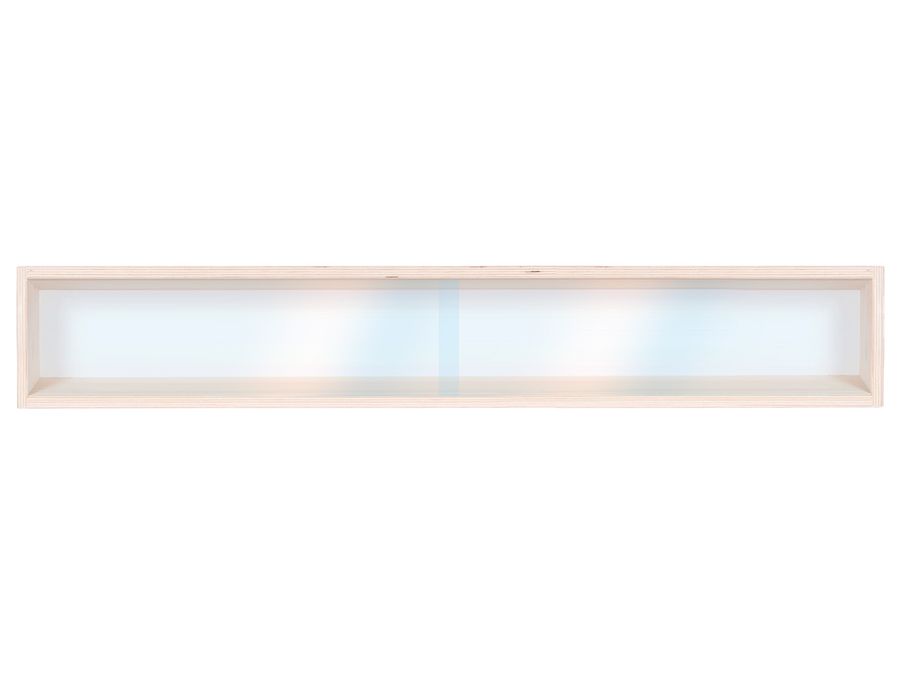 V70.1 Vitrine Spur HO & N Regal H0 70 cm 1 Fach