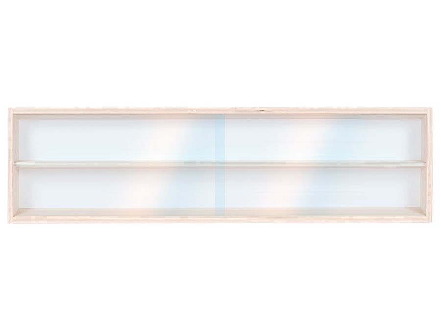V80.2 Vitrine Spur HO & N Regal H0 80 cm 2 Fächer