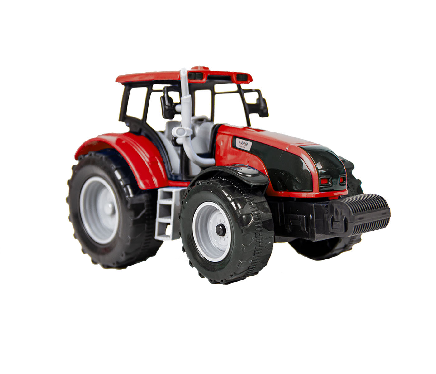 Alsino - Traktor mit Anhänger und Ladung, LED-Licht 43 cm lang - für Kinder  ab 3 Jahren