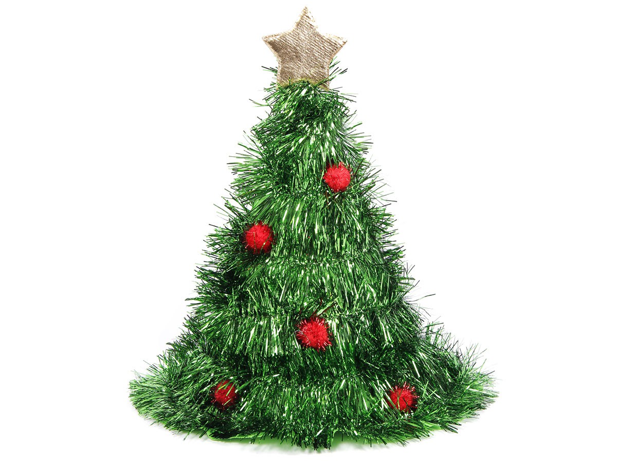 Weihnachtsmütze Tannenbaum Weihnachtshut 40 cm grün mit Stern Weihnachtsmütze Tannenbaum Weihnachtshut 40 cm grün mit Stern