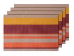 Alsino 4er Set edle Platzmatten TS-99 orange gelb Tisch Sets Platzset Tischmatten Untersetzer Platzdeckchen Alsino 4er Set edle Platzmatten TS-99 orange gelb Tisch Sets Platzset Tischmatten Untersetzer Platzdeckchen