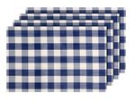 Alsino 4er Set edle Platzmatten TS-124 blau weiß Tisch Sets Platzset Tischmatten Untersetzer Platzdeckchen Alsino 4er Set edle Platzmatten TS-124 blau weiß Tisch Sets Platzset Tischmatten Untersetzer Platzdeckchen
