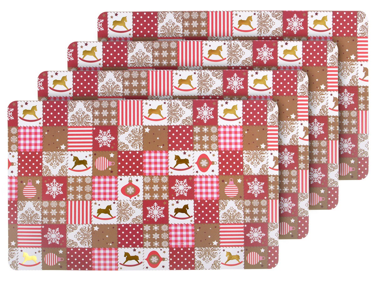 Tischset Weihnachten 4er Set Nikolaus Platzsets Platzdeckchen mit Weihnachtsmotiv 6 von Alsino Tischset Weihnachten 4er Set Nikolaus Platzsets Platzdeckchen mit Weihnachtsmotiv 6 von Alsino