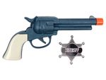 Alsino Spielzeug Revolver Pistole blau LG2010 Sheriff Stern Western Coyboy Set Alsino Spielzeug Revolver Pistole blau LG2010 Sheriff Stern Western Coyboy Set