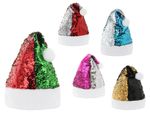 Weihnnachtsmütze Santa Hut Ø 18 cm mit Pailletten Wendepailletten für Damen und Herren von Alsino Weihnnachtsmütze Santa Hut Ø 18 cm mit Pailletten Wendepailletten für Damen und Herren von Alsino