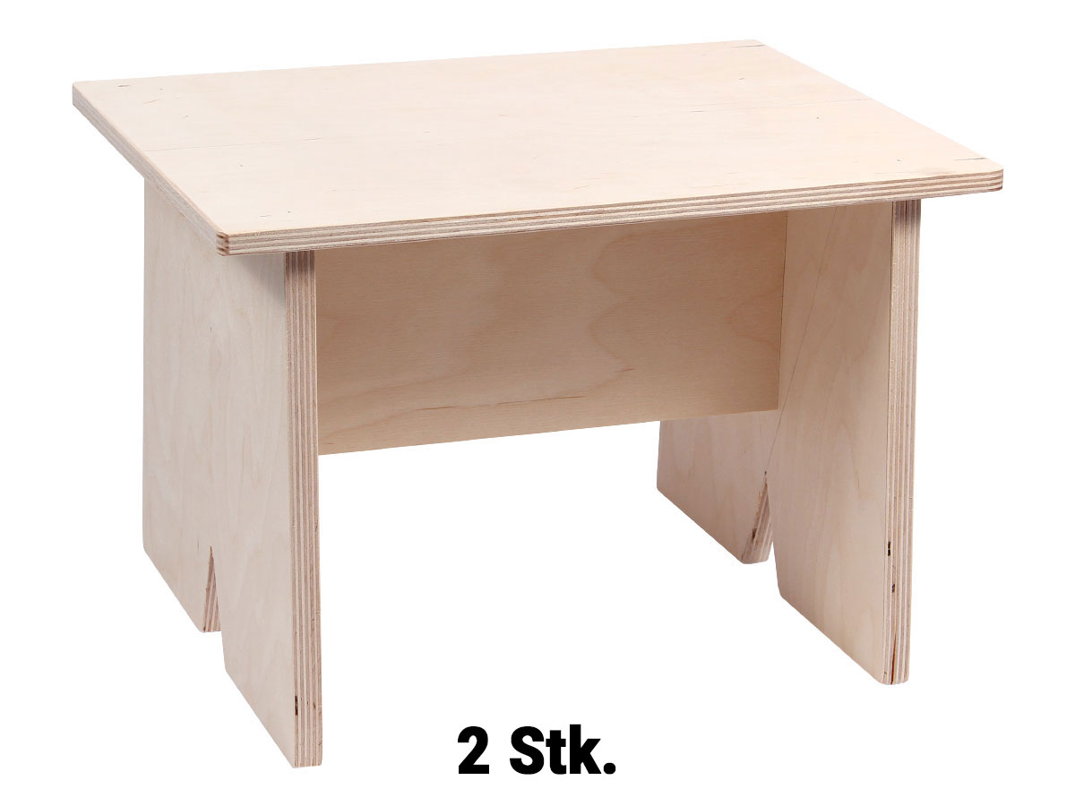 Tritthocker Holz - Zuhause