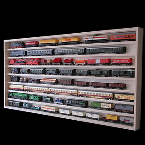 V04 Vitrine Spur N Setzkasten Regal Truck Modellautos H0 115cm lang
