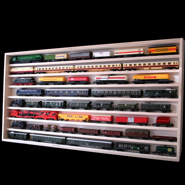 V03 Vitrine Spur N Setzkasten Regal Truck Modellautos H0 100 cm lang