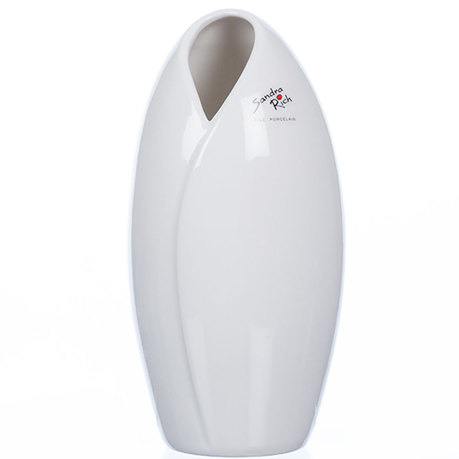 AMARYLLIS porcelain vase - weiß - 15x15x22cm - Porzellan