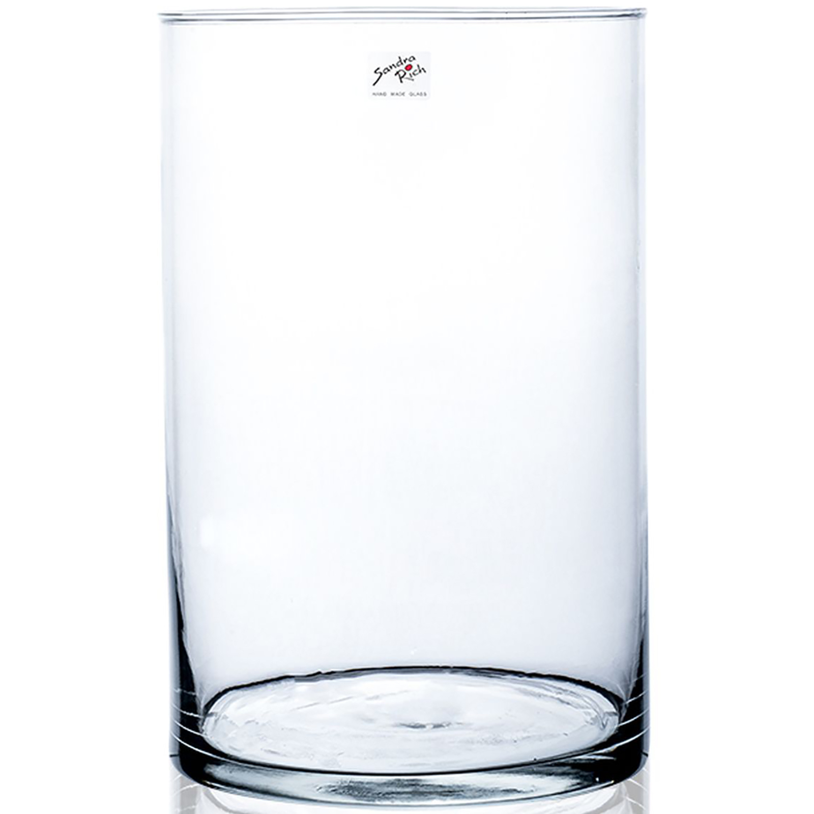 CYLI cylindrical vase klar 19x19x30cm Glas Flowerbox Pro